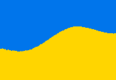flaga Ukrainy, symbol poparcia dla narodu ukraińskiego
